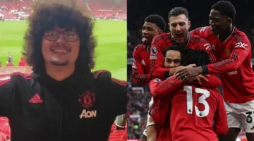 فرانك إيليت مشجع مانشستر يونايتد يبتكر خطة للبقاء في دائرة الضوء إعلامياً